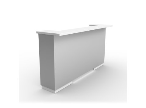 Reception Desk, 71 x 42 in.